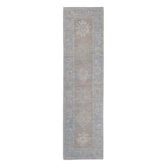 Turkish Oushak Runner Rug 2'8" x 10'1" #16190