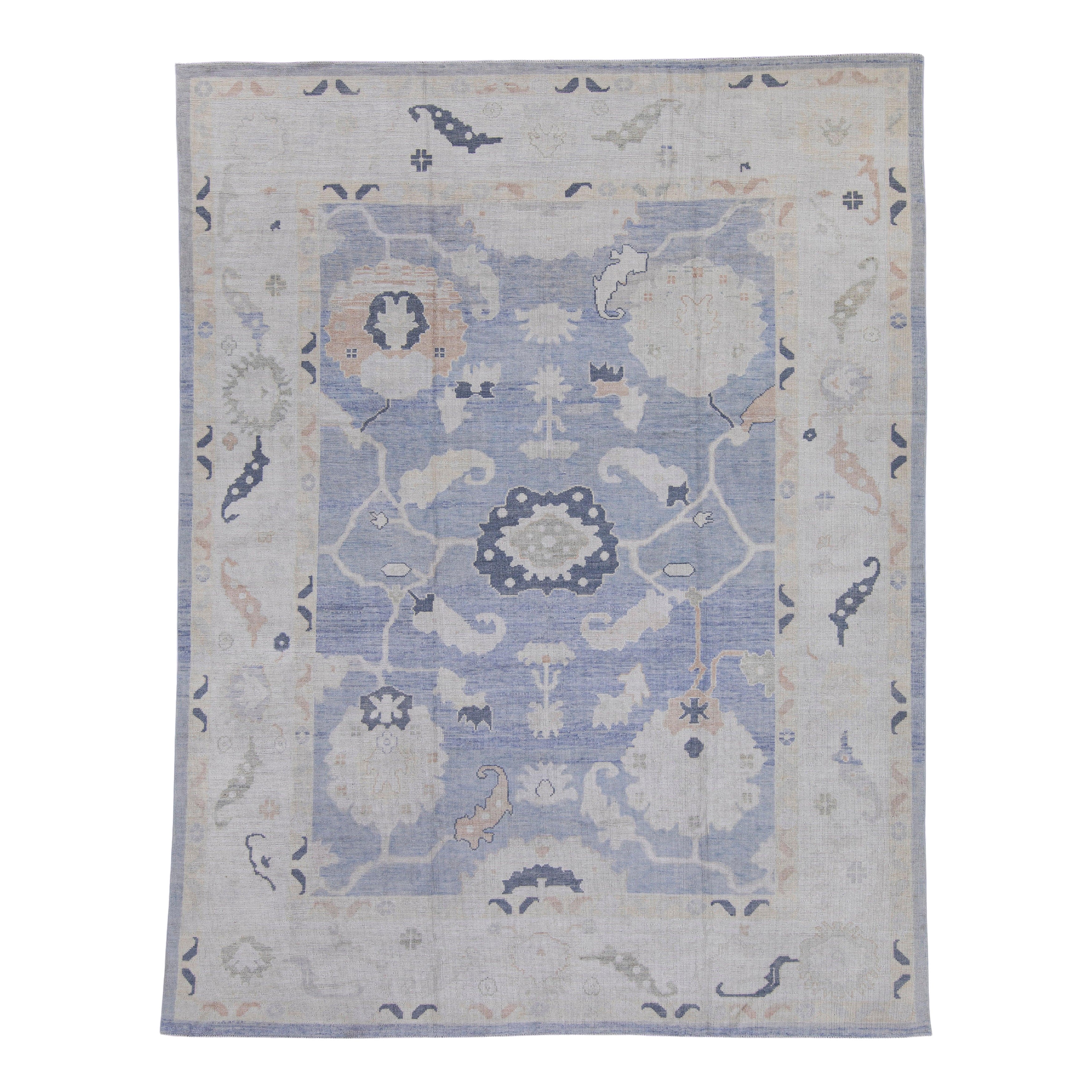 Turkish Oushak Rug 9'4" x 12'2" #16961