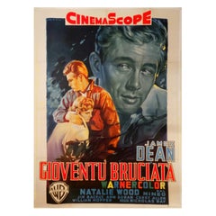 1960 Ribelle senza causa (italiano) Poster originale d'epoca
