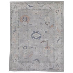Türkischer Oushak-Teppich 9'4" x 12'3" #16936