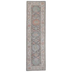 Türkischer Oushak-Läufer 2'10" x 10'1" #16001"