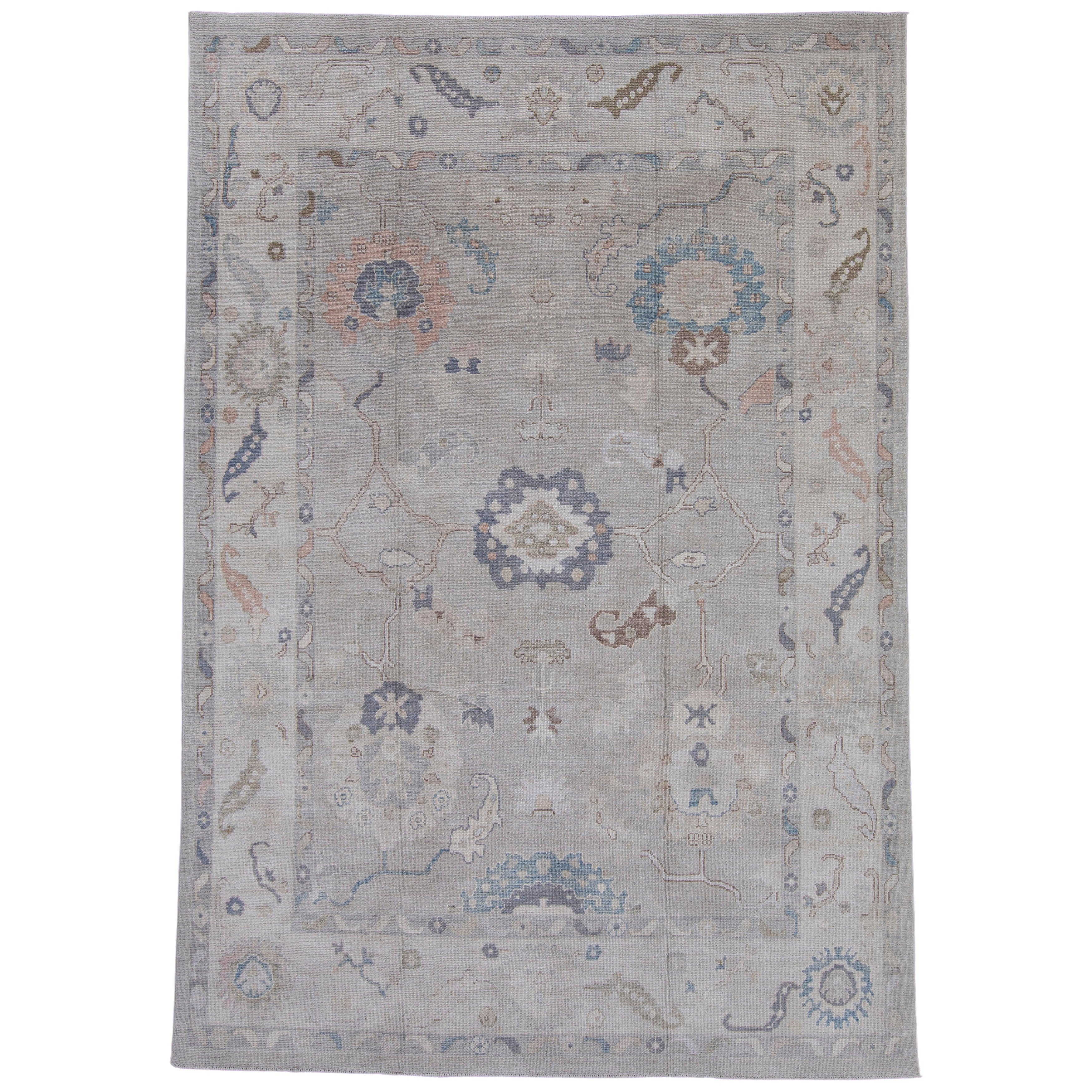 Turkish Oushak Rug 9'3" x 13'5" #16882