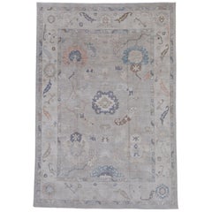 Alfombra turca Oushak 9'3" x 13'5" #16882