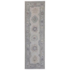 Turkish Oushak Runner Rug 3' x 10'1" #16373