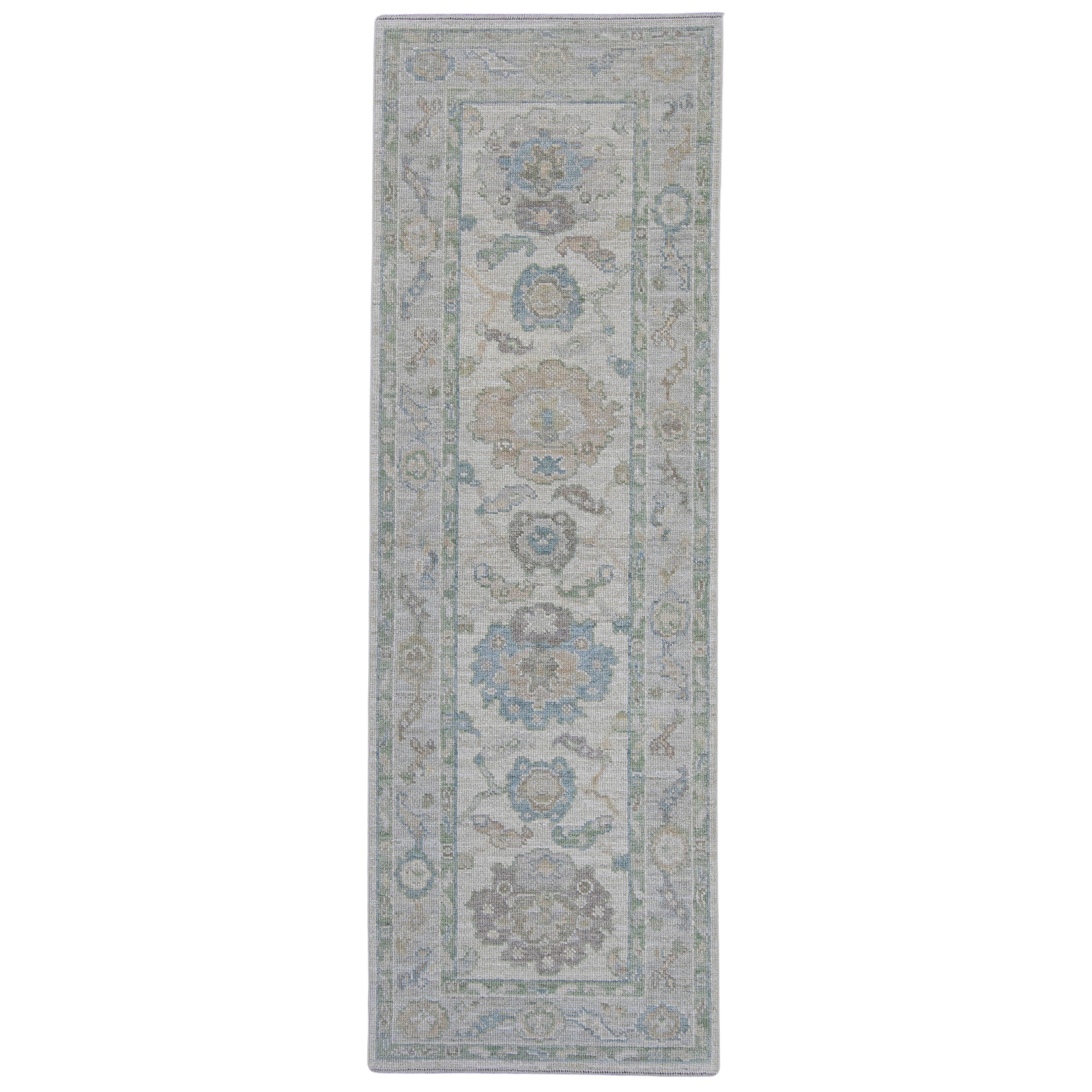 Türkischer Oushak-Läufer 2'9" x 8'1" #16349