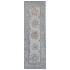 Türkischer Oushak-Läufer 2'10" x 8'8" #16338