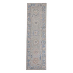 Turkish Oushak Runner Rug 3' x 10'2" #16229