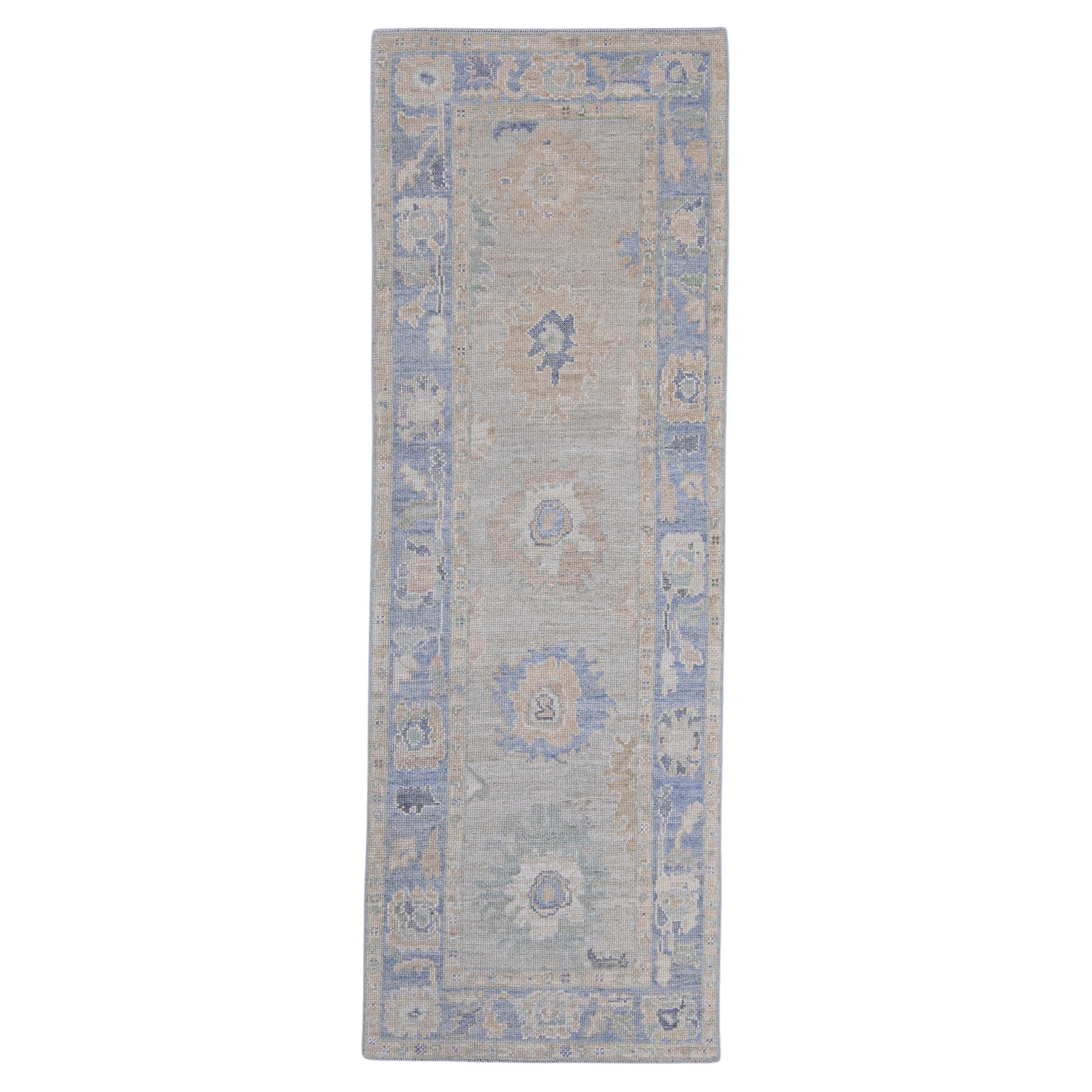 Türkischer Oushak-Läufer 2'10" x 8'3" #16221