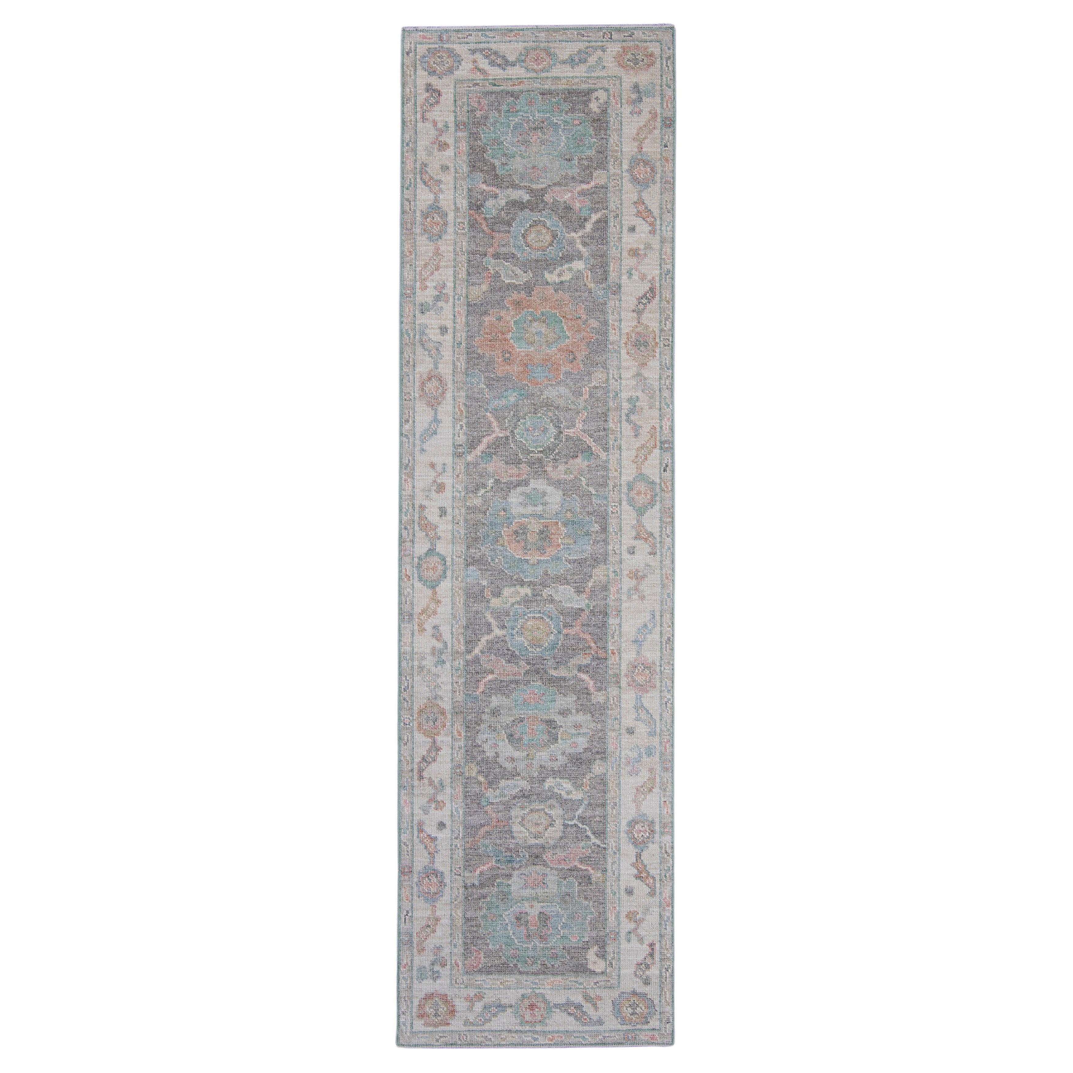 Türkischer Oushak-Läufer 2'9" x 10' #16191