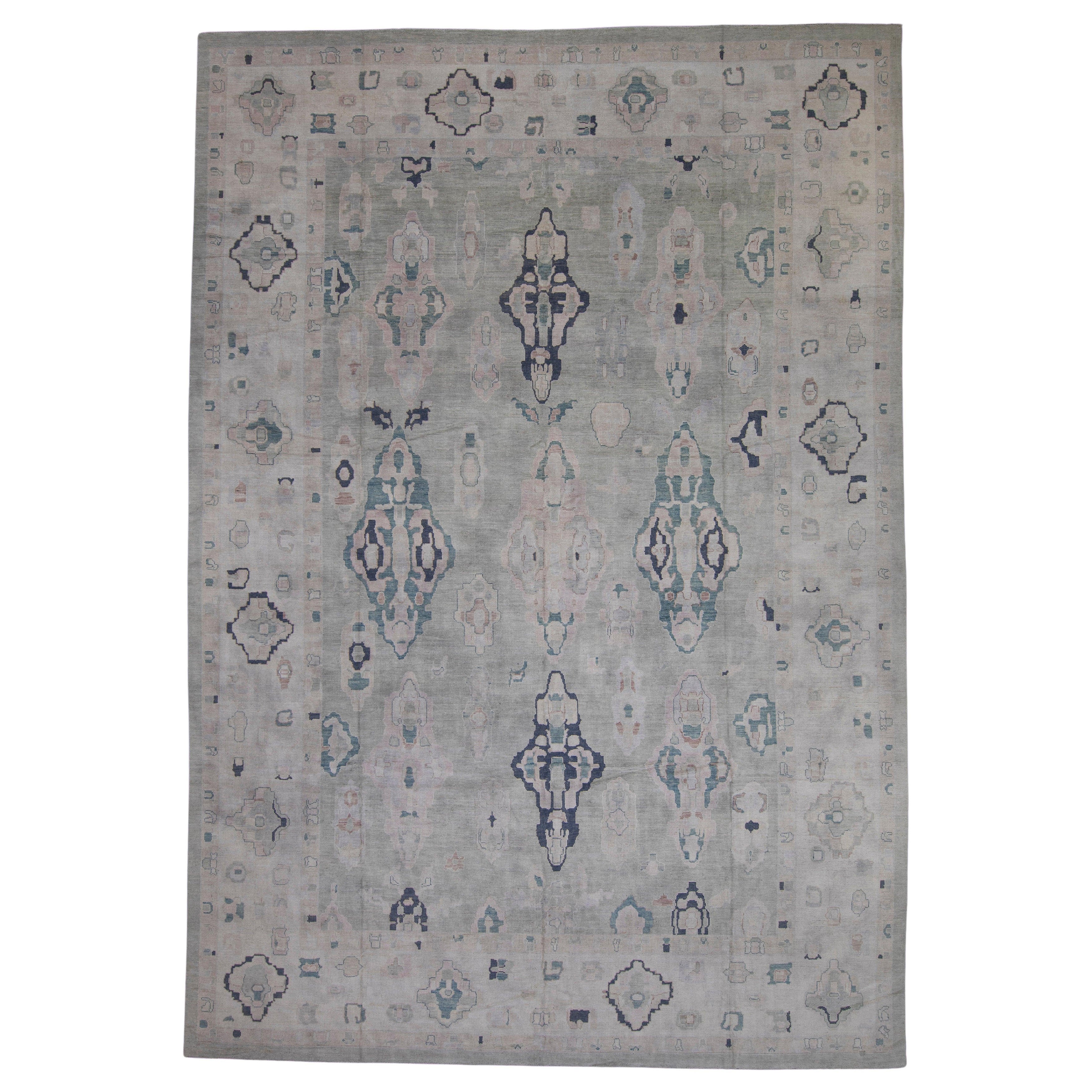 Turkish Oushak Rug 15'7" x 22'6" #16985