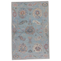 Tapis turc Oushak 3'9" x 5'8" n° 16571