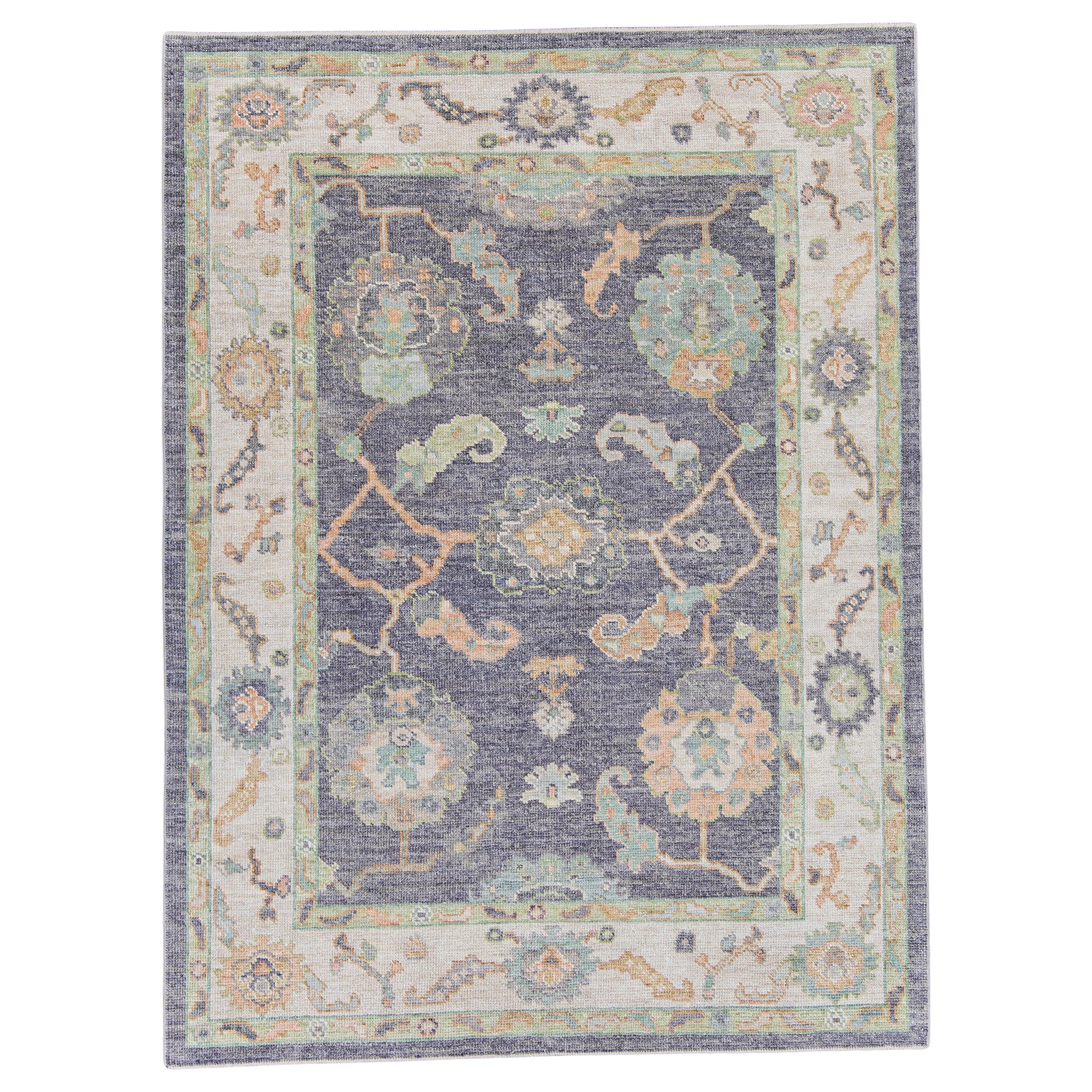 Turkish Oushak Rug 5'3" x 7' #16493