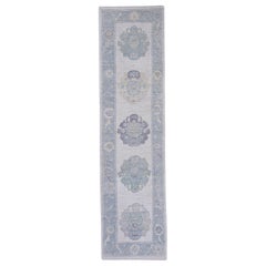 Alfombra Turca Oushak 2'8" x 10'1" #16690