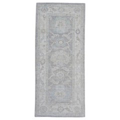 Alfombra turca Oushak 2'8" x 6'1" #16248