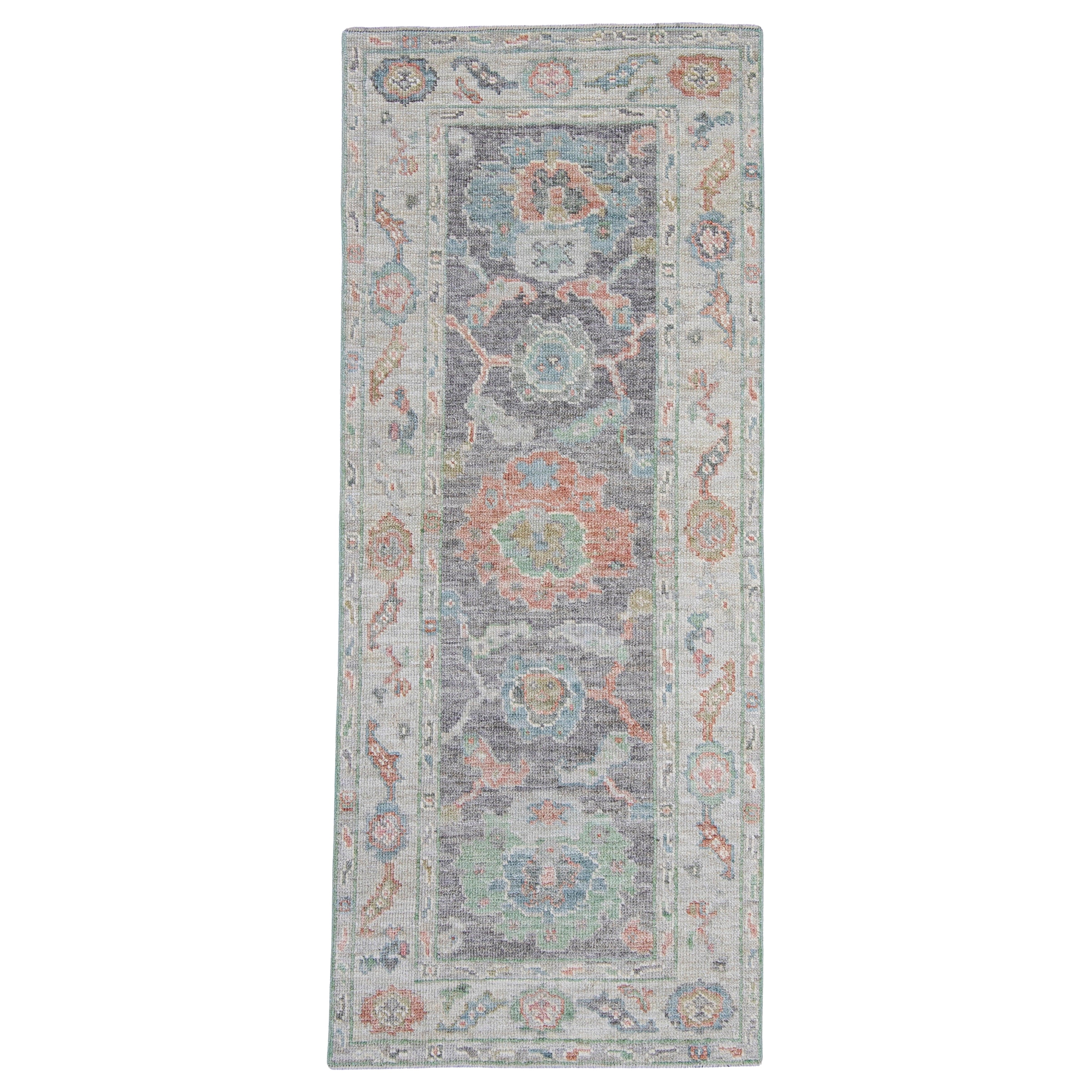Turkish Oushak Rug 2'8" x 6'6" #16204