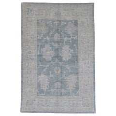 Tapis turc Oushak 4'11" x 7'4" n° 16472
