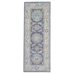 Alfombra turca Oushak 2'4" x 6' #16174