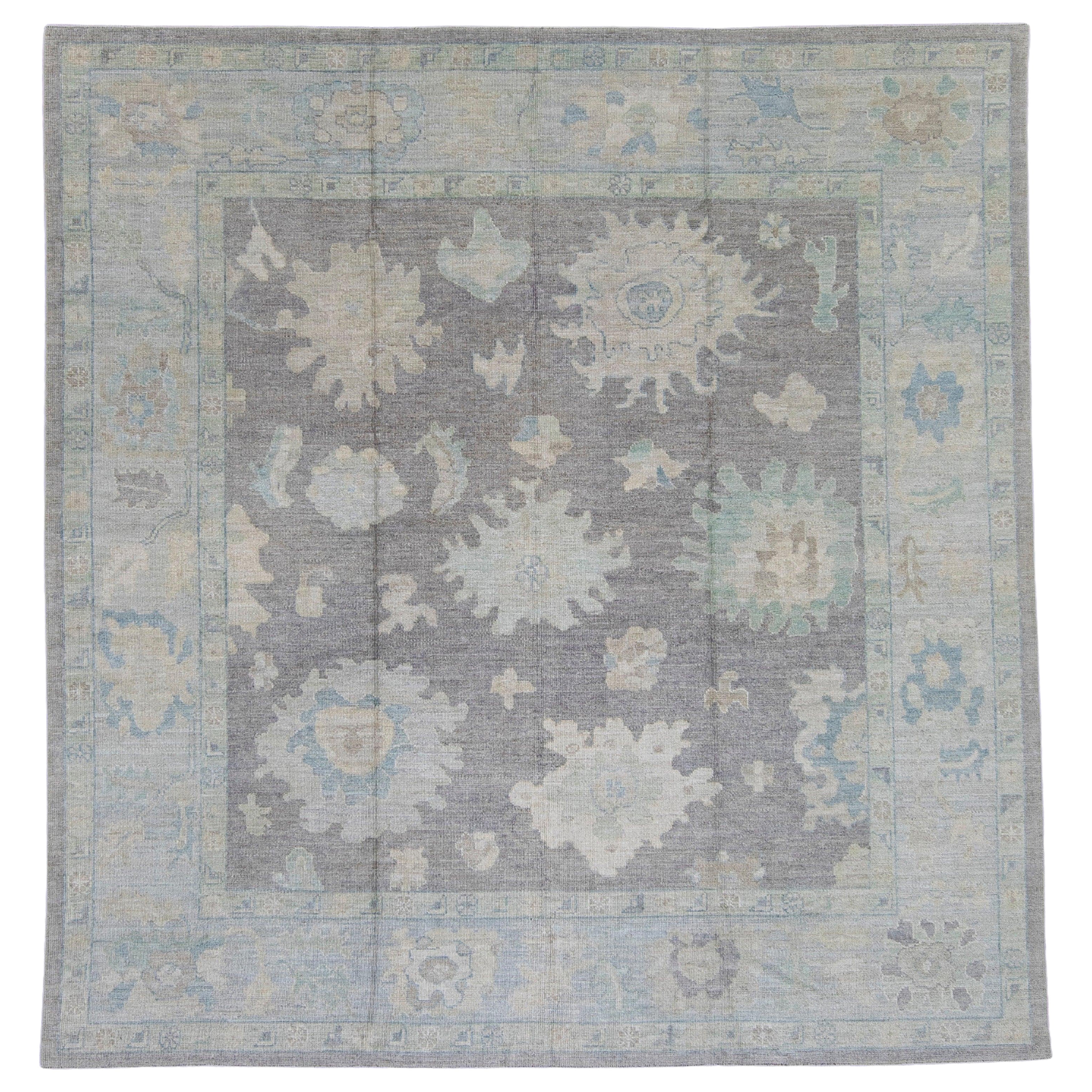 Square Turkish Oushak Rug 10'1" x 10'6" #16452