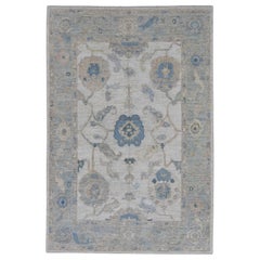 Türkischer Oushak-Teppich 4'11" x 7'3" #16443
