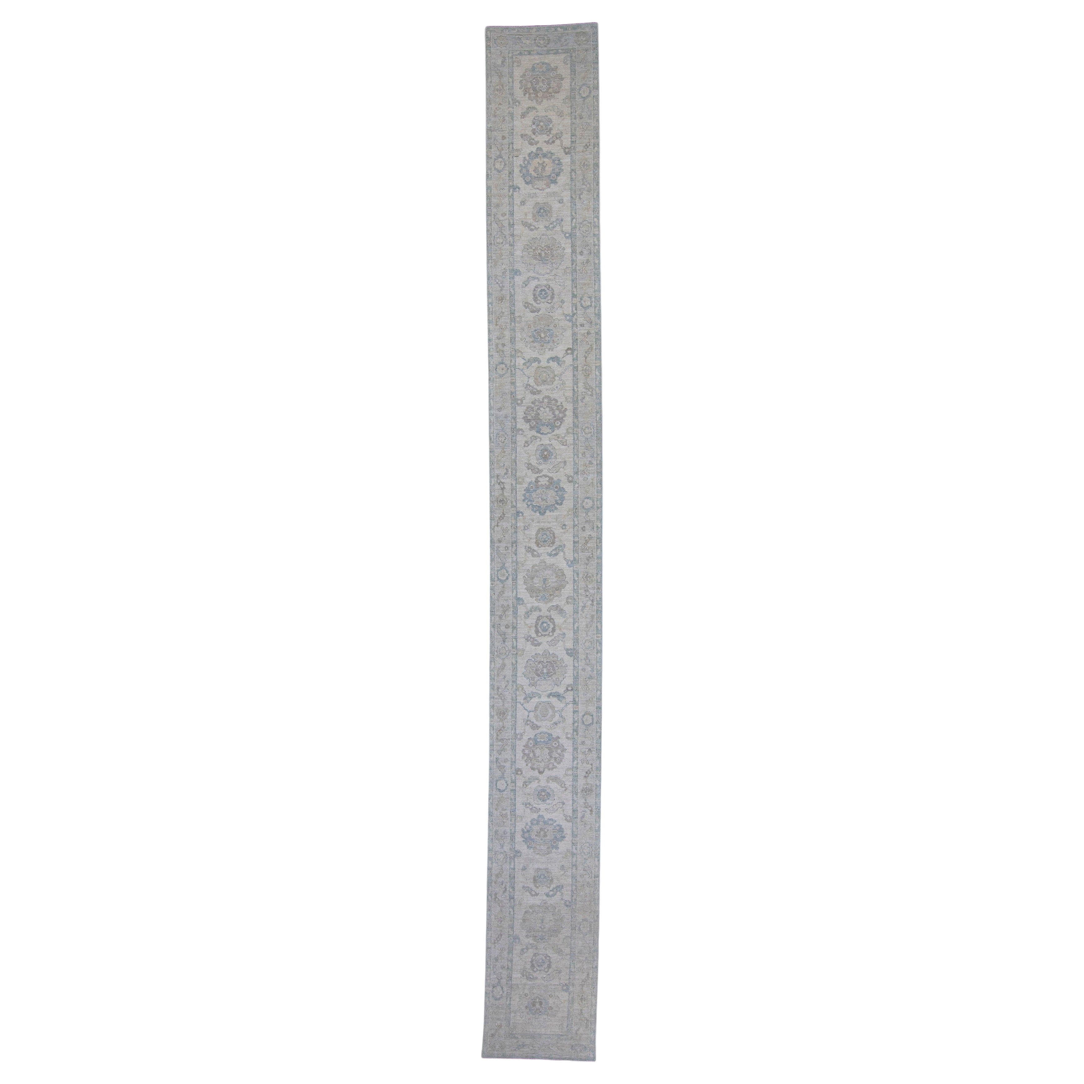 Türkischer Oushak-Läufer 2'9" x 24'8" #16240