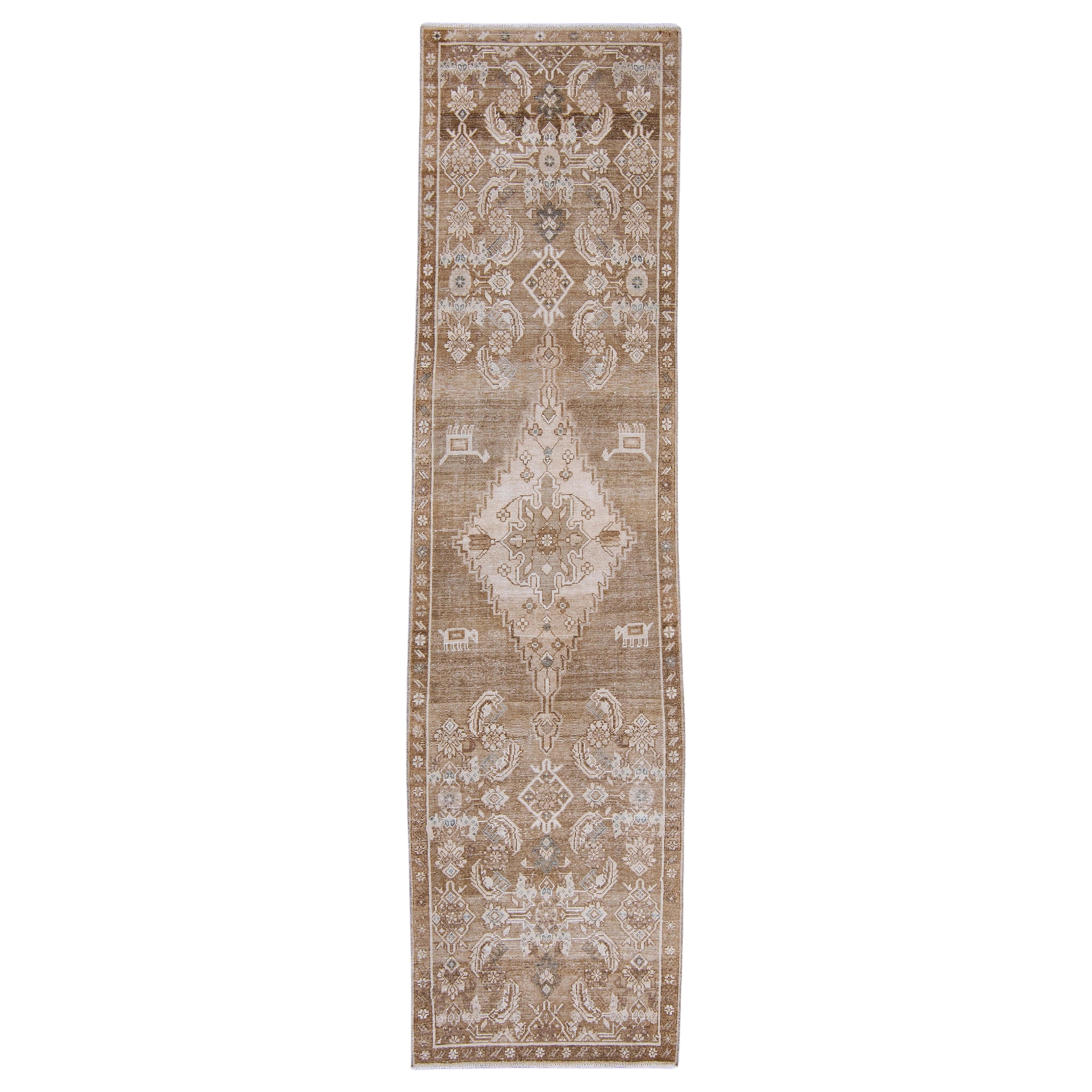 Alfombra de Anatolia Turca Vintage 2'7" x 9'6" #7004