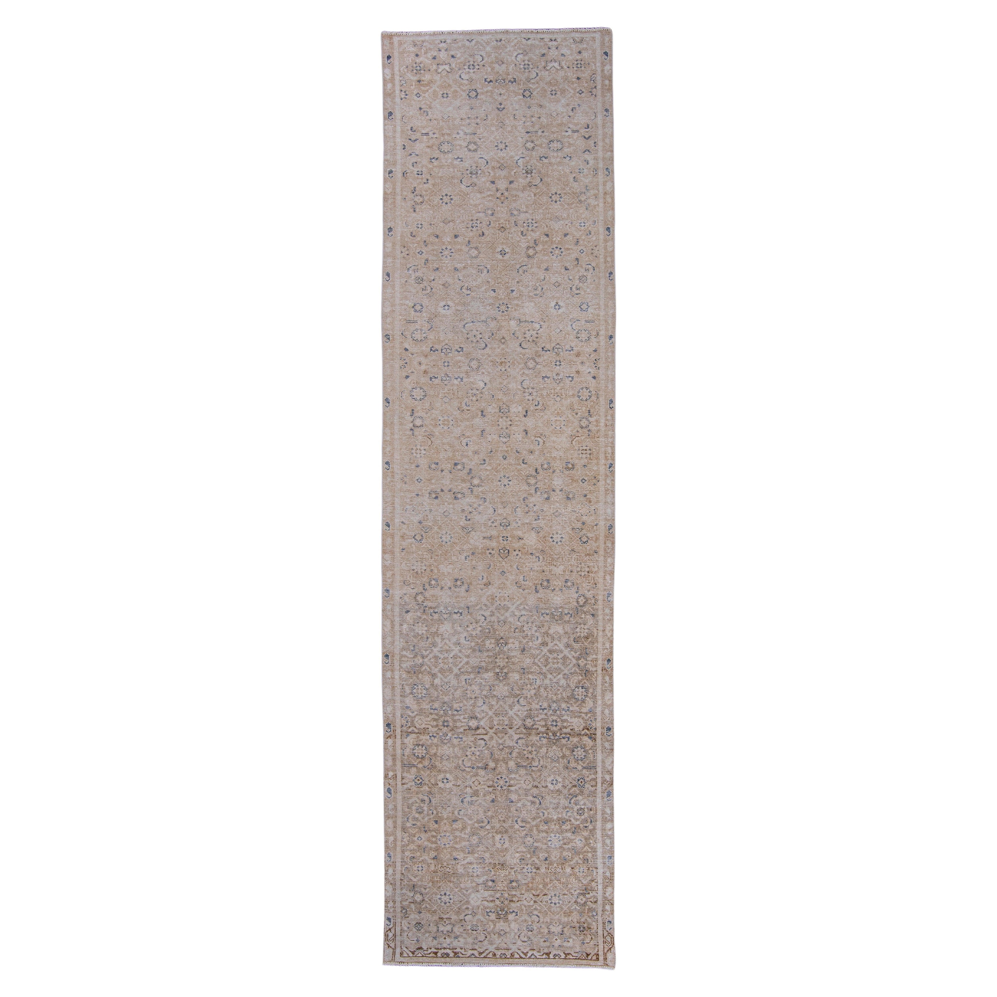 Turkish Vintage Anatolian Runner Rug 2'11" x 11'8" #7000