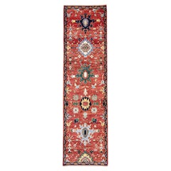 Tapis de couloir oriental noué à la main 2'9" x 9'10" #AR-9003