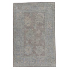 Turkish Oushak Rug 4'2" x 6'3" #16436