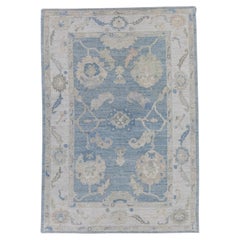 Tapis turc Oushak 4'11" x 7' n° 16434