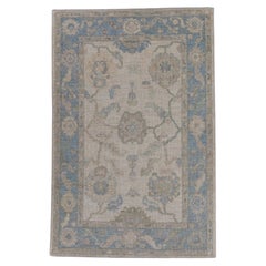 Turkish Oushak Rug 4'1" x 6'2" #16075