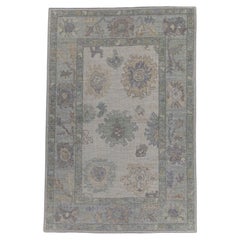 Alfombra turca Oushak 3'11" x 5'11" #16051