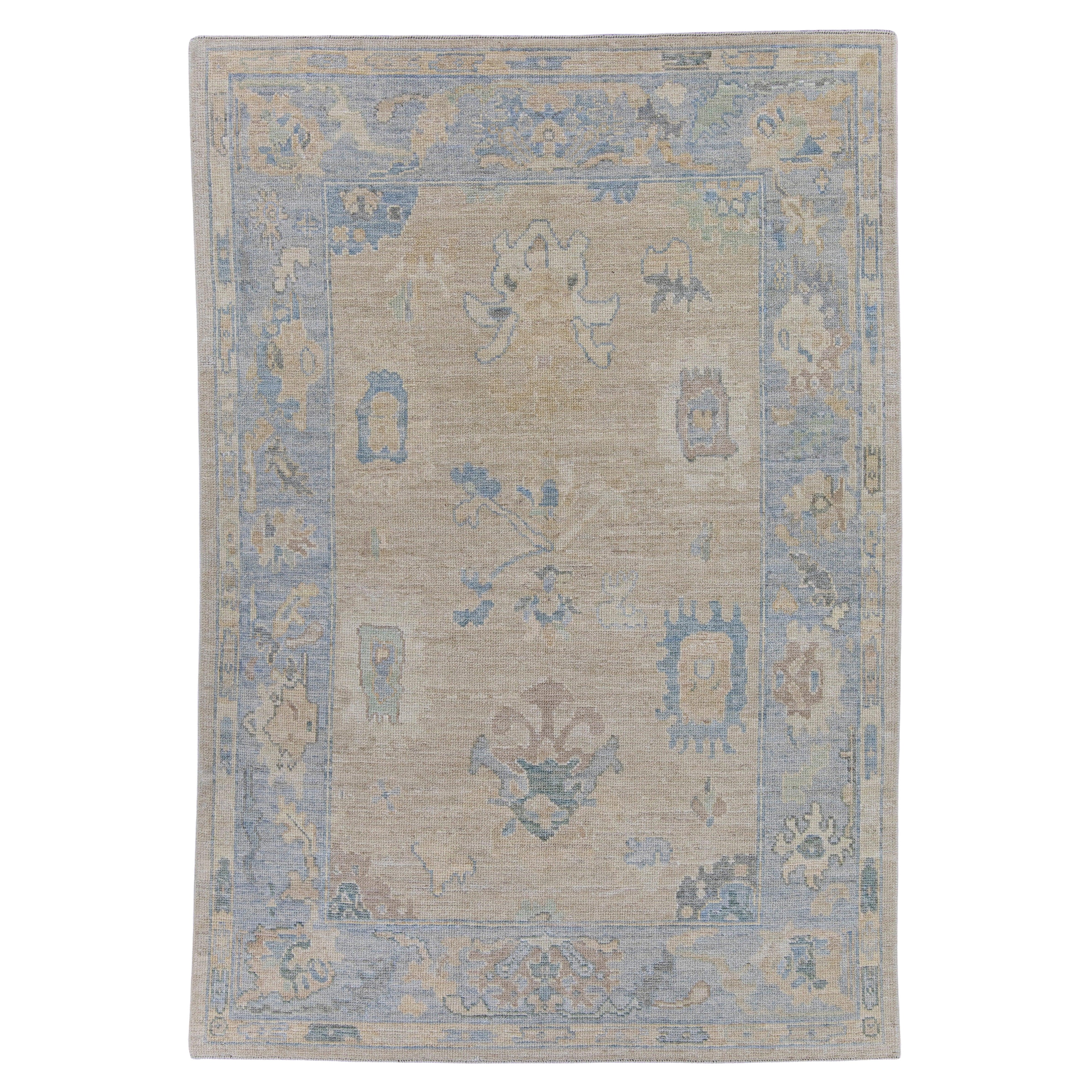 Turkish Oushak Rug 5' x 7'4" #16079