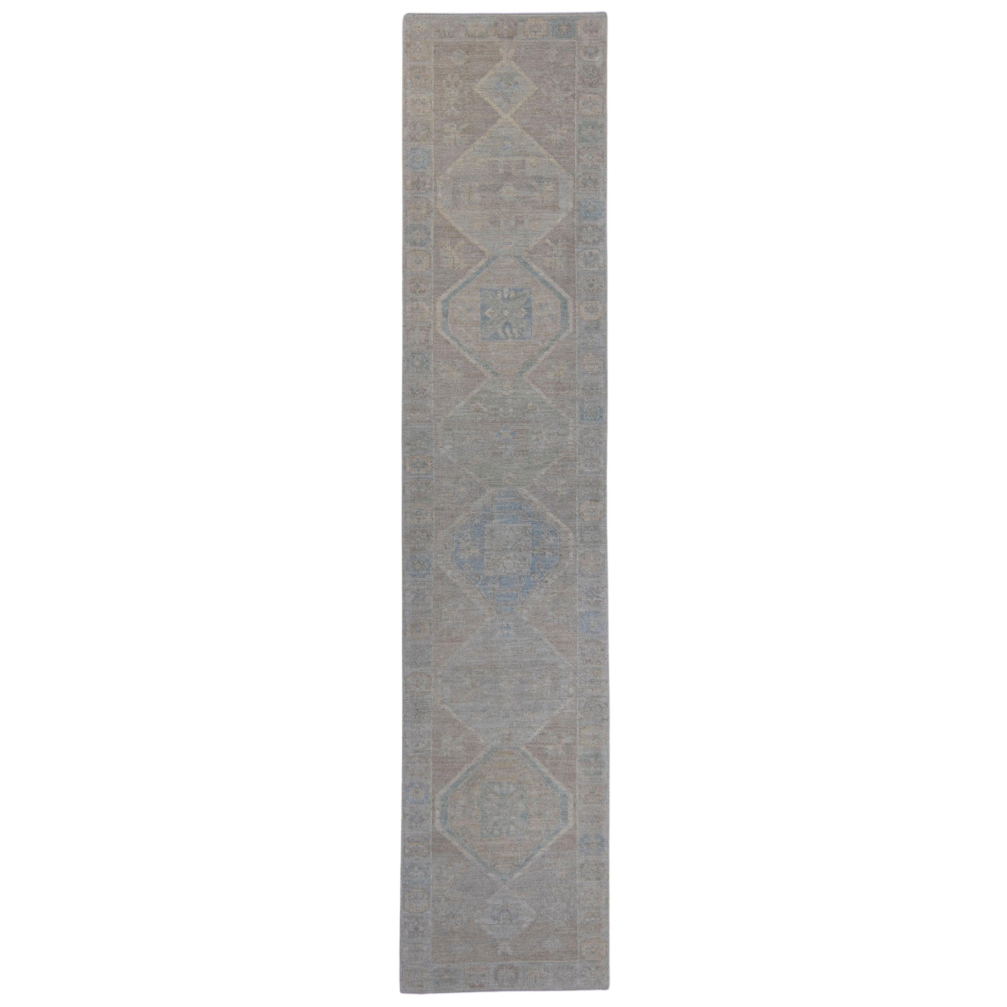 Alfombra Turca Oushak 2'11" x 13'8" #16320