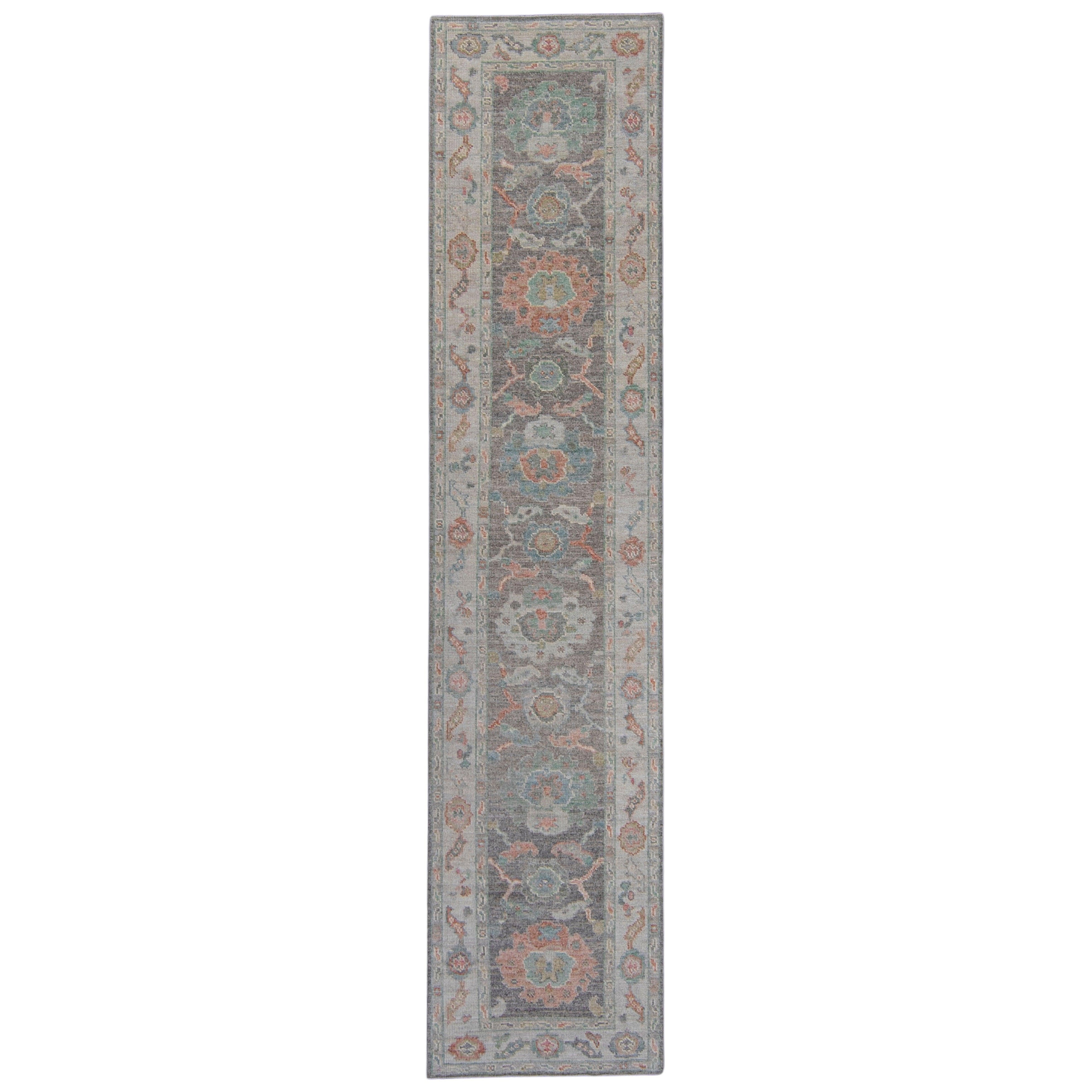 Turkish Oushak Runner Rug 2'9" x 12'5" #16202