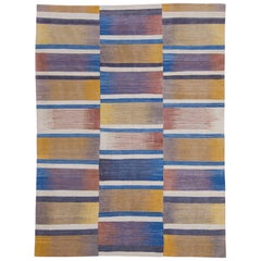 Kilim turc tissé à la main, 8'10" x 11'9" n° 9041