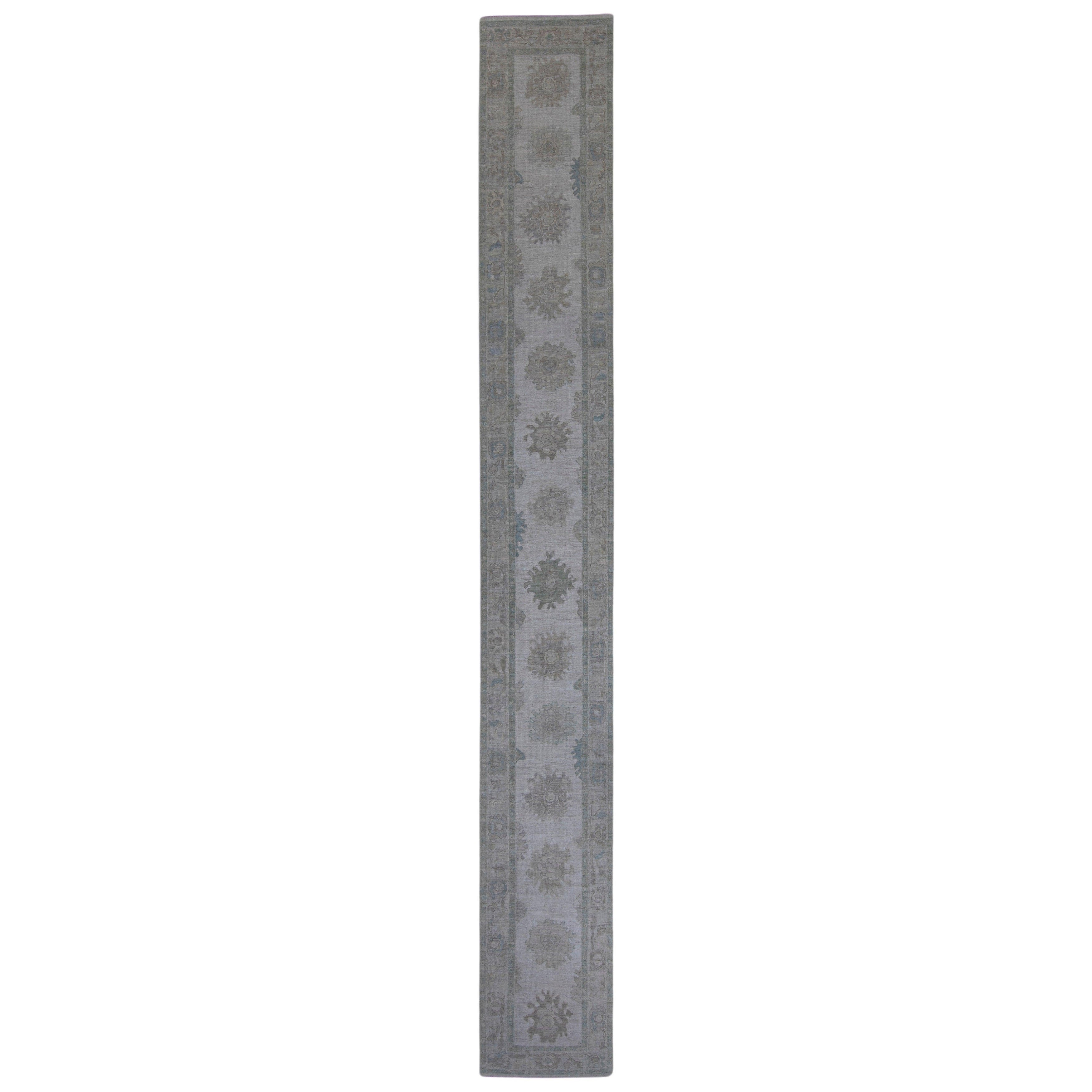 Tappeto Oushak Runner Turco 2'11" x 22'10" #16030