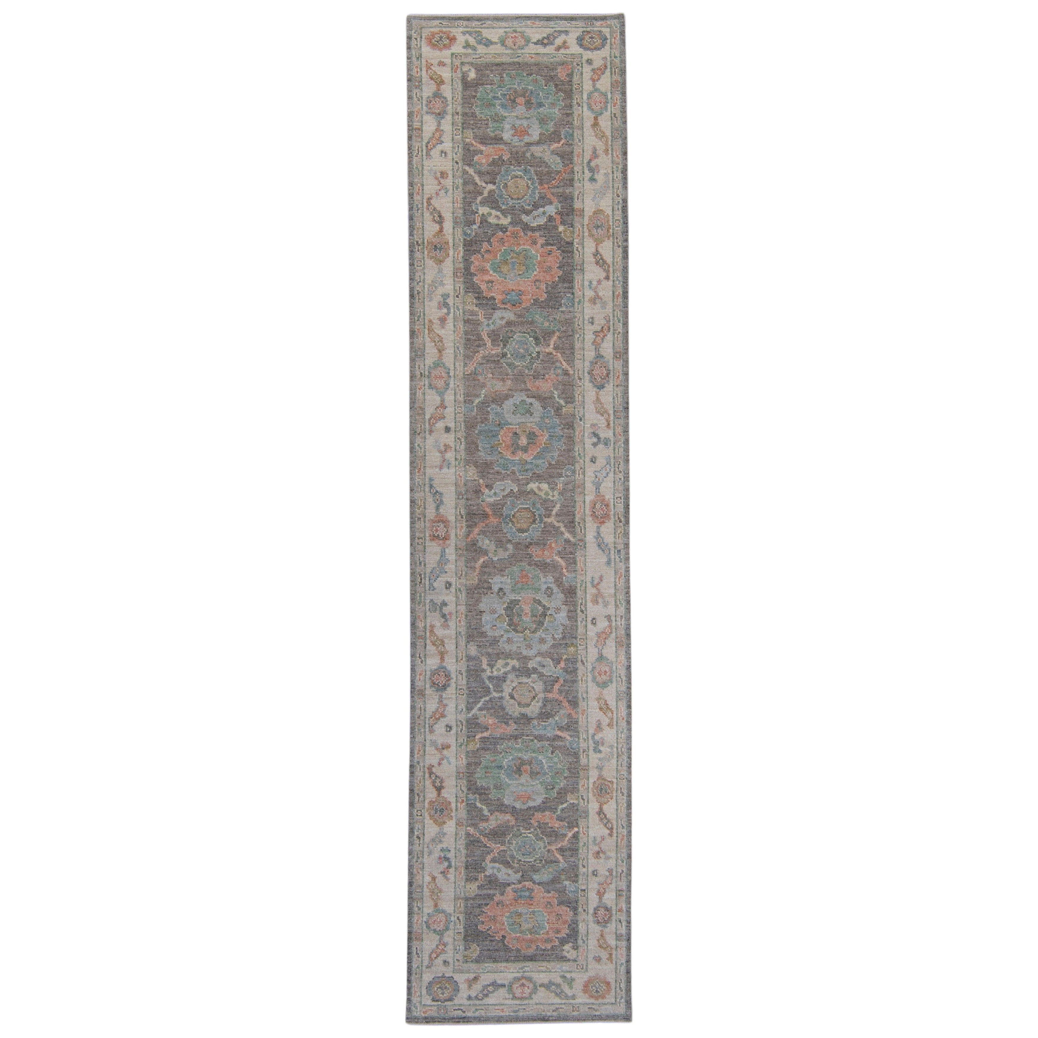 Turkish Oushak Runner Rug 2'9" x 12'6" #16011