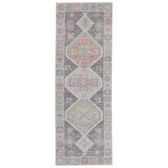Alfombra Turca Oushak 2'11" x 8'4" #16362