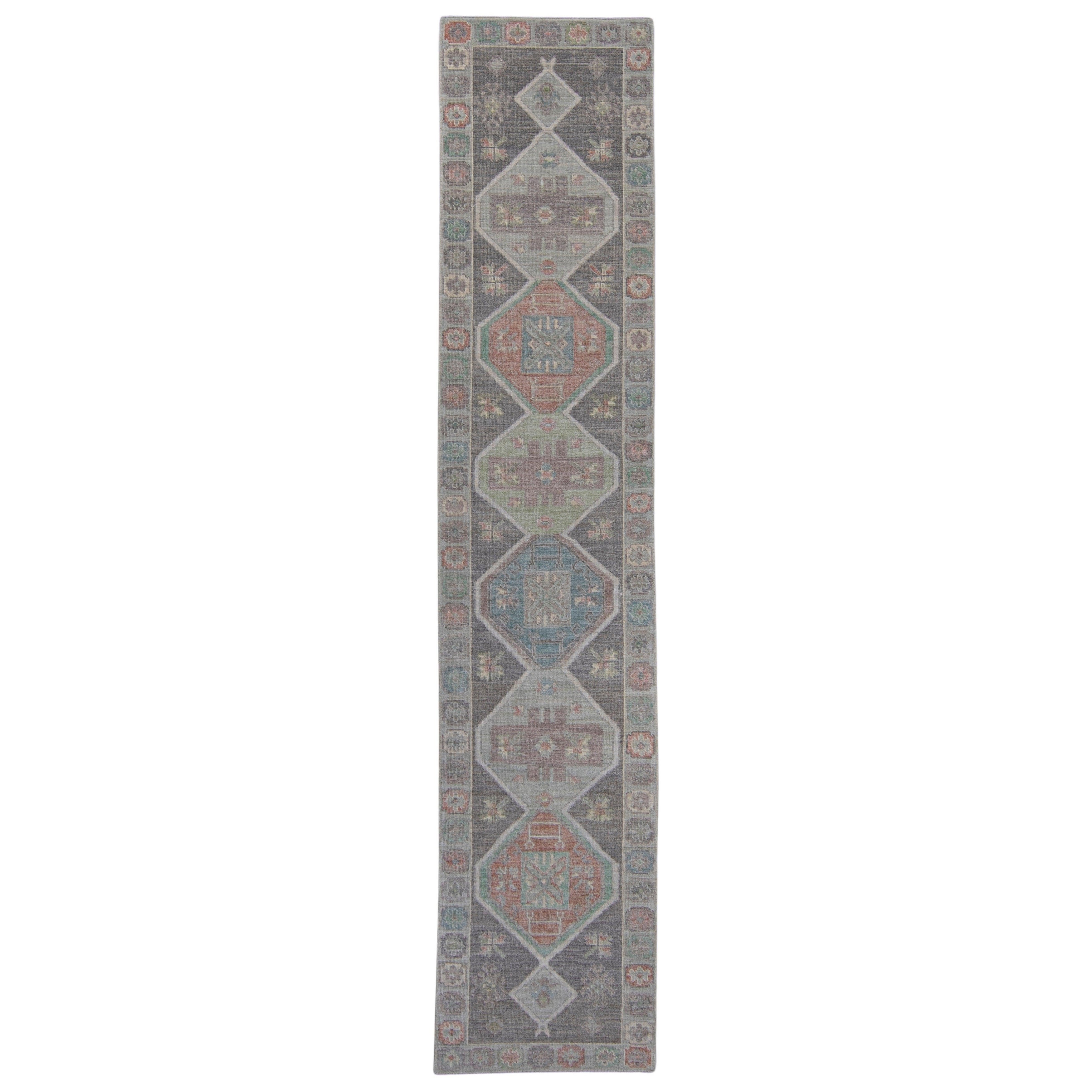 Türkischer Oushak-Läufer 2'11" x 13'9" #16416