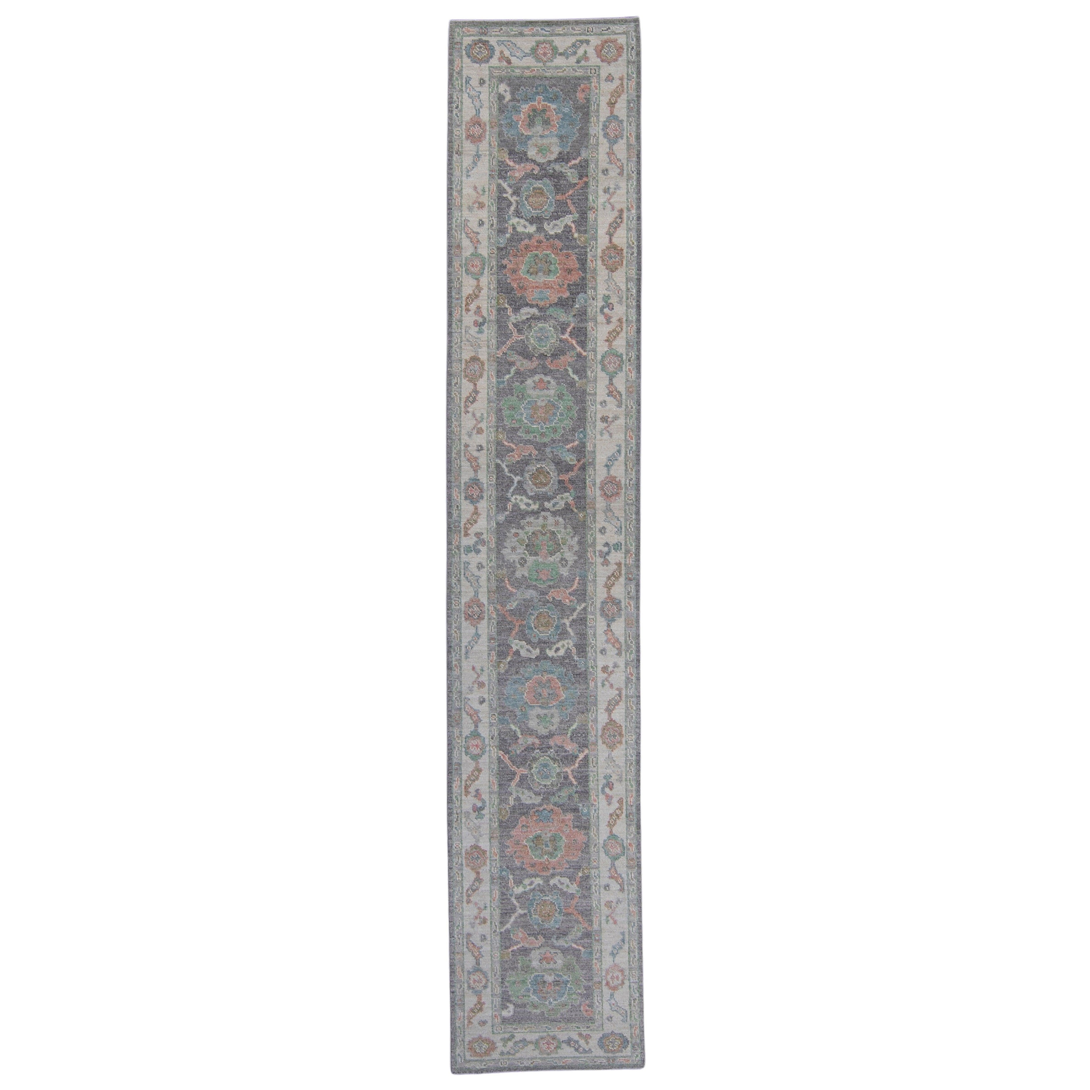 Türkischer Oushak-Läufer 2'8" x 14'3" #16339