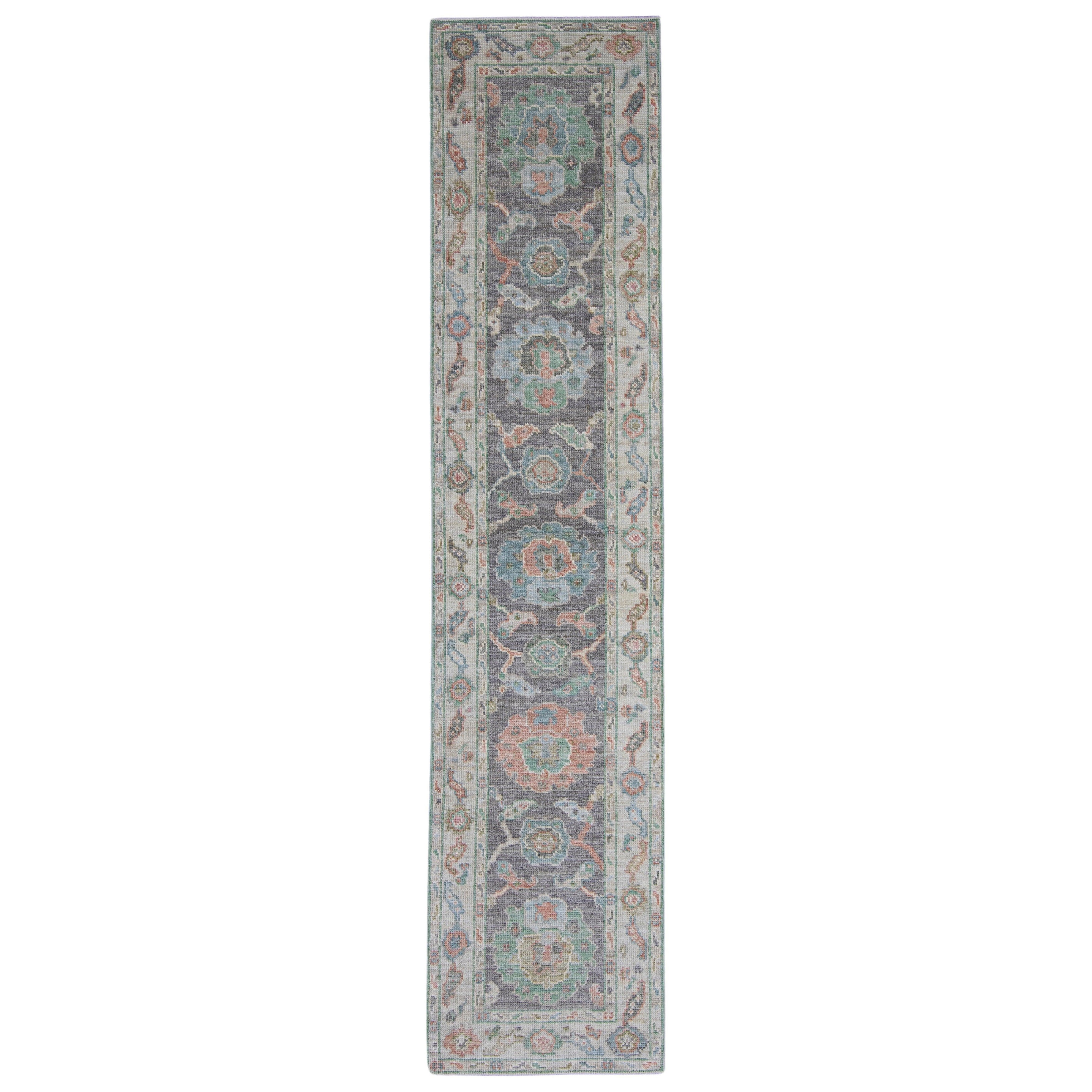 Türkischer Oushak-Läufer 2'3" x 9'11" #16220
