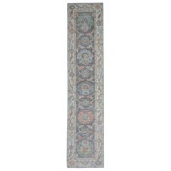 Tappeto Oushak Runner Turco 2'3" x 9'11" #16220