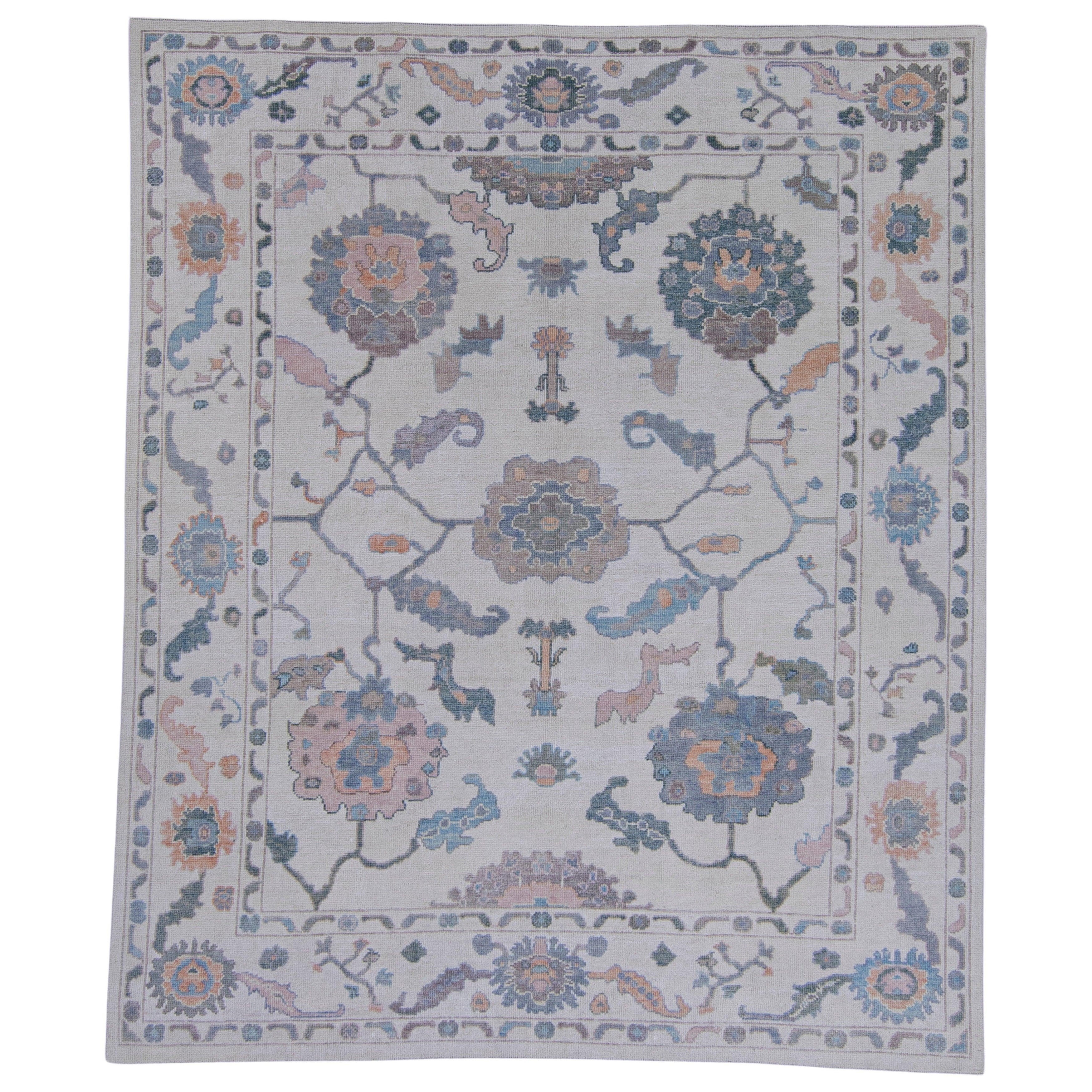 Turkish Oushak Rug 8'6" x 10'2" #16780
