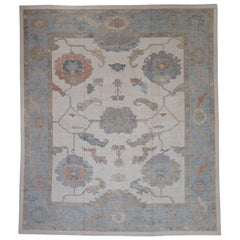 Alfombra turca Oushak 13'10" x 16' #16617