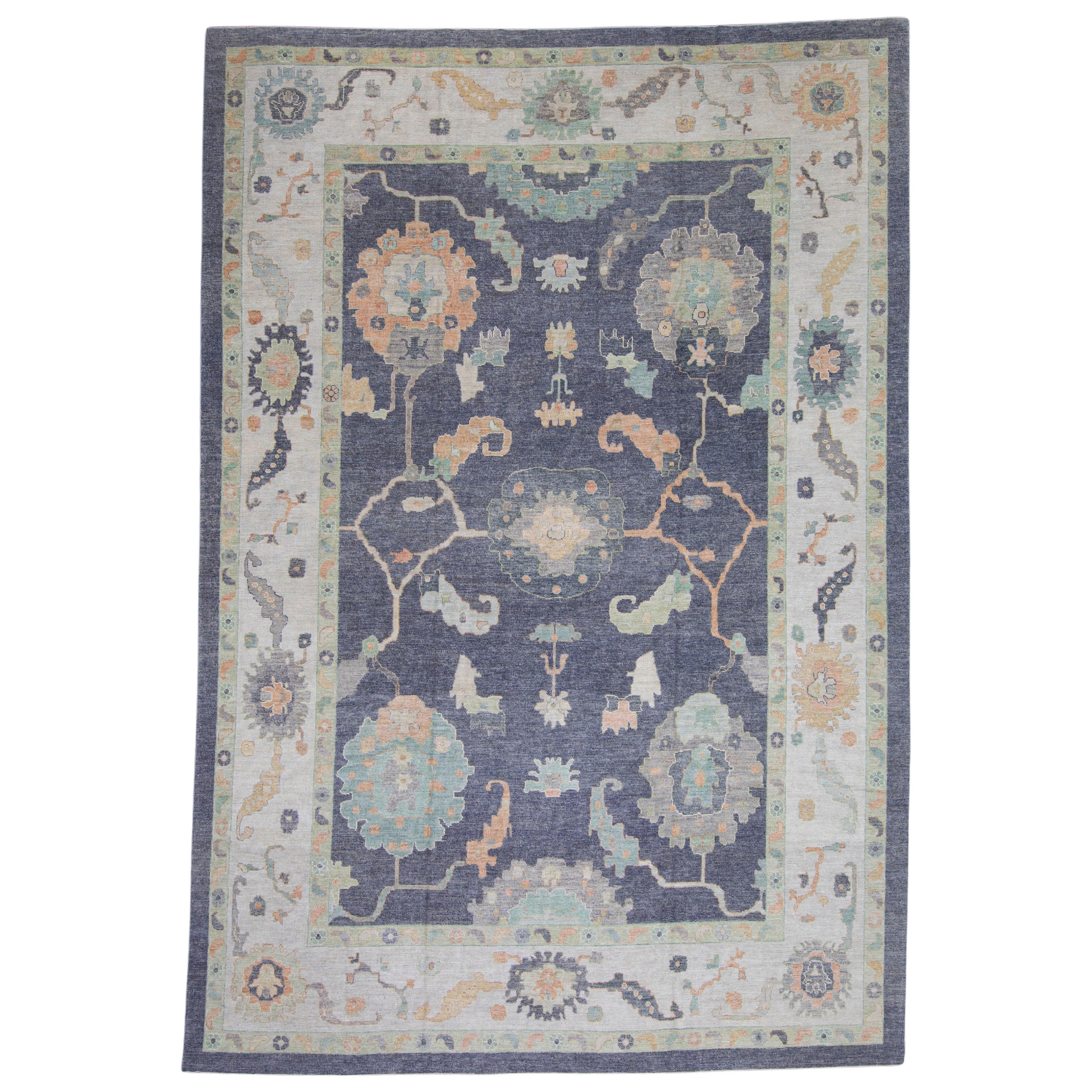 Turkish Oushak Rug 12'6" x 18'4" #16548