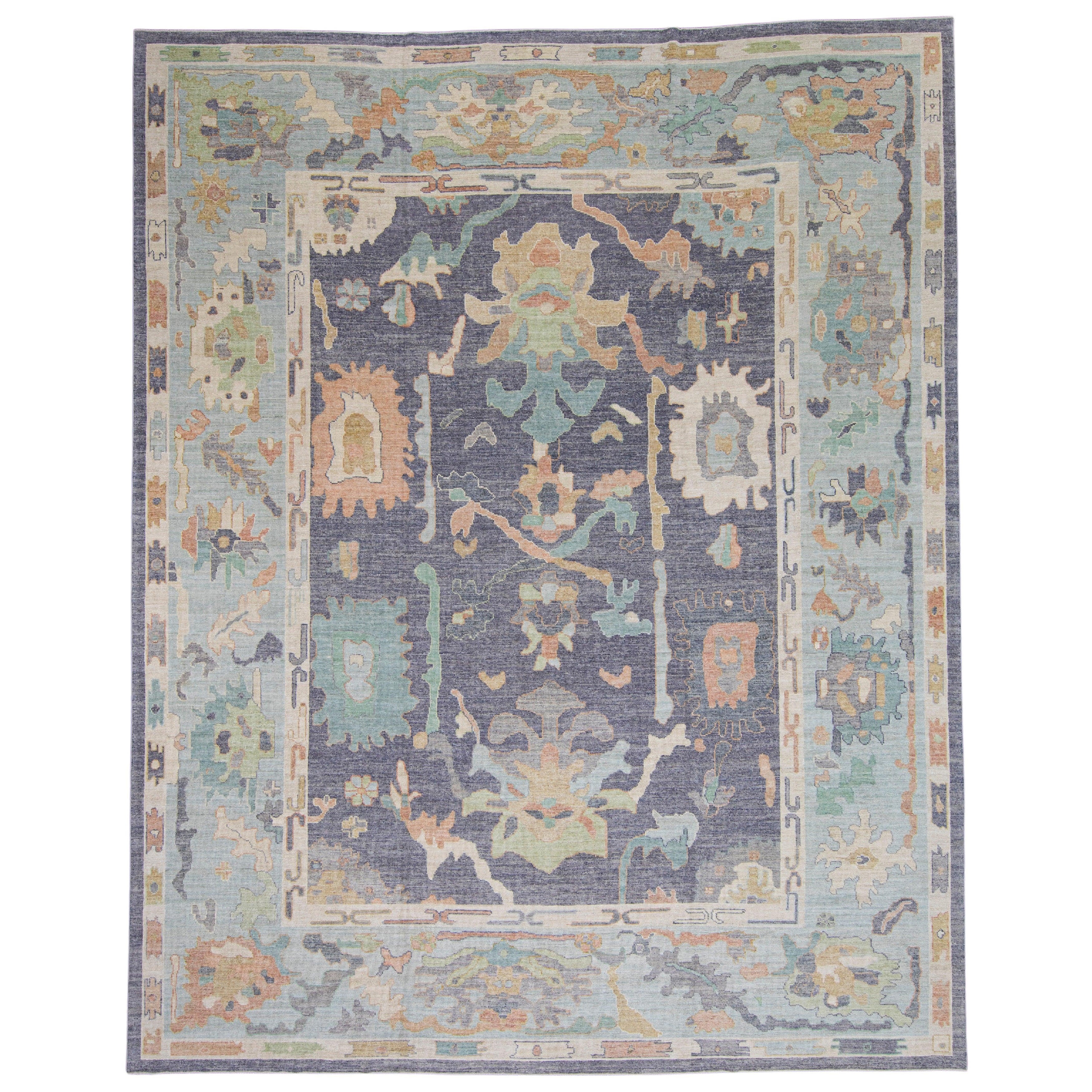 Alfombra turca Oushak 12'6" x 15'9" #16540