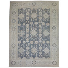 Alfombra turca de aspecto antiguo Oushak 12'11" x 17'2" #16526