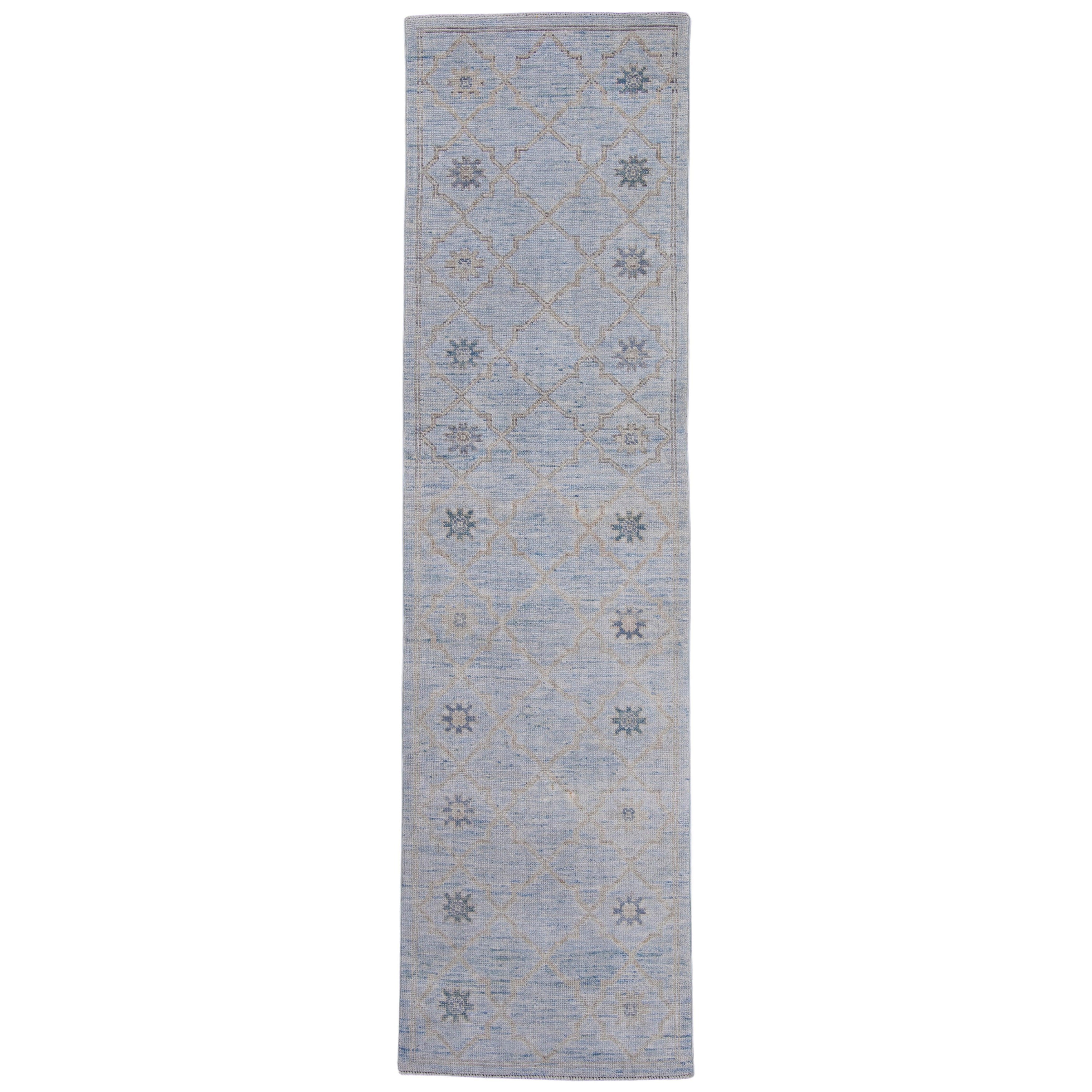 Turkish Oushak Rug 2'11" x 10'7" #16921