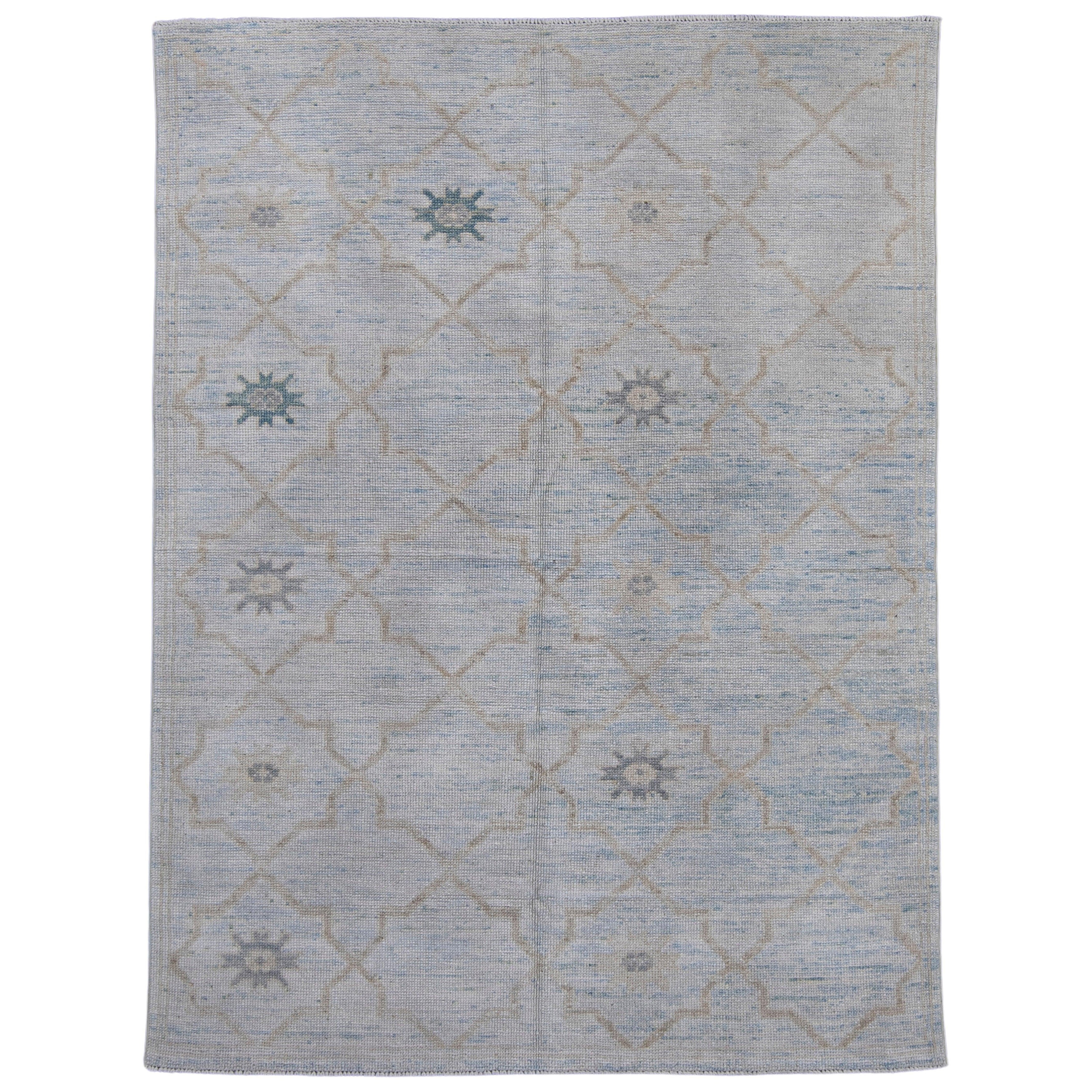 Turkish Oushak Rug 5' x 6'8" #16977