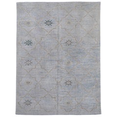 Alfombra turca Oushak 5' x 6'8" #16977